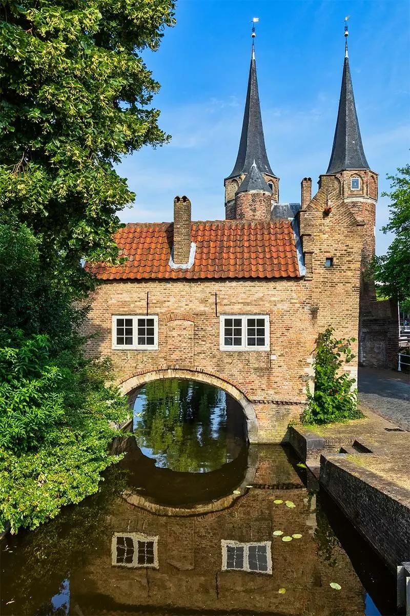 Eastern Gate (Oostpoort) - top places to see in Delft Netherlands