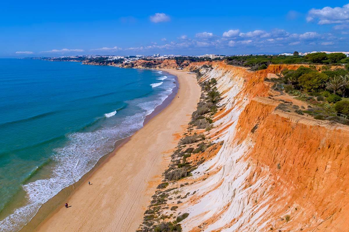 Falesia beach aerial view - Algarve Portugal
