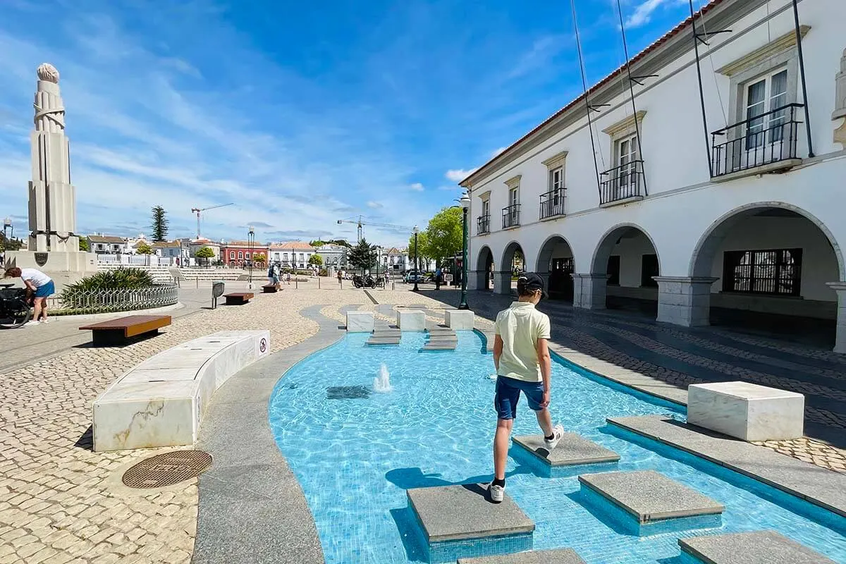 Fountain on Republic Square in Tavira