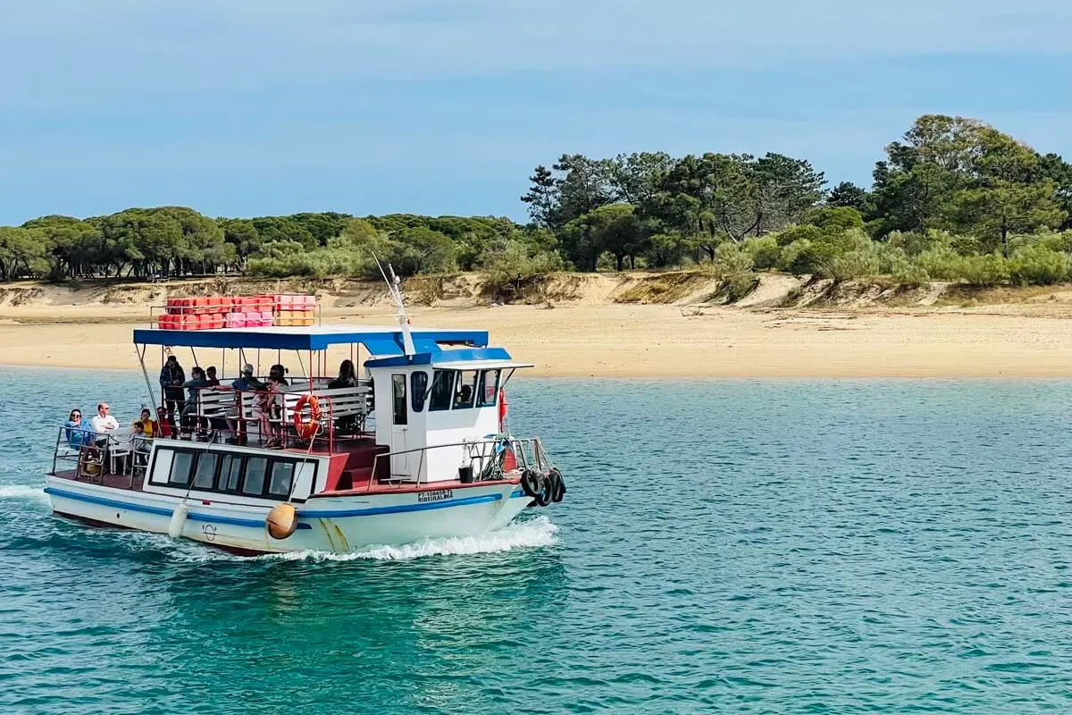 Ilha de Tavira boat trip from Tavira town in Algarve