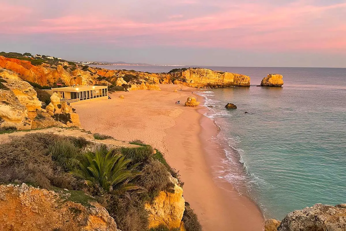 Praia de Sao Rafael - one of the most beautiful beaches in Albufeira Portugal