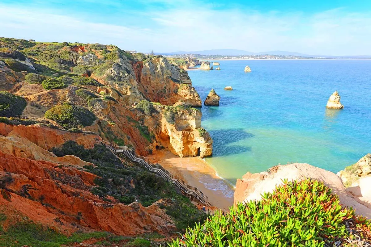 Mapa das Praias de Lagos, Algarve