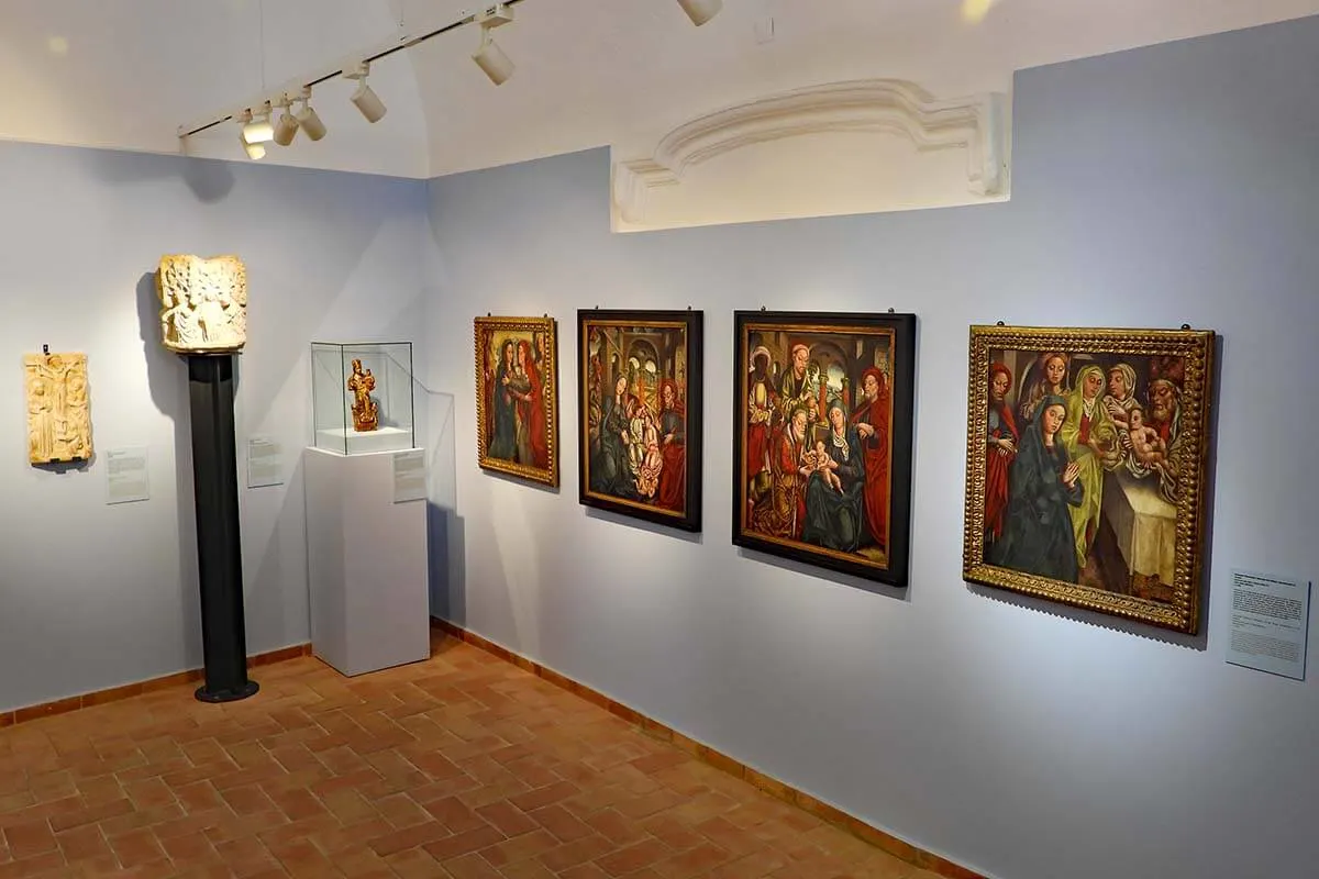 Religious art museum at Santa Maria of Castelo Church in Tavira