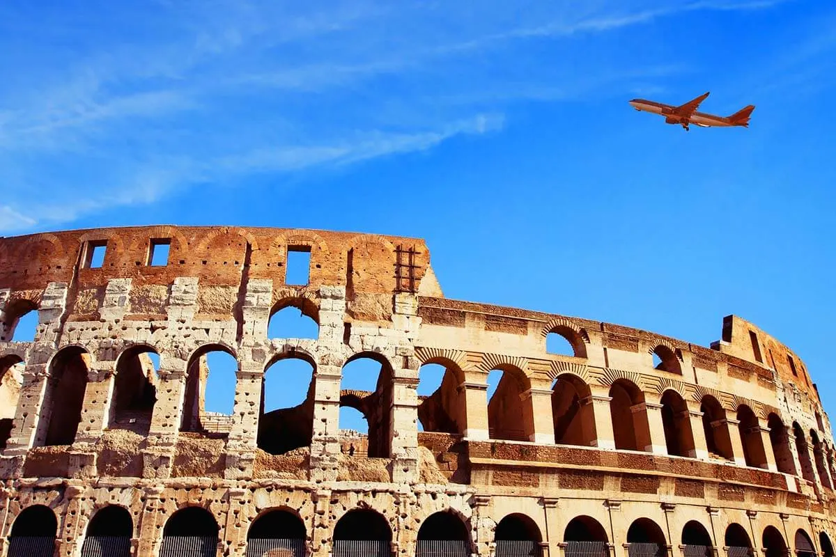 Rome airport transfer from Fiumicino and Ciampino International Airports