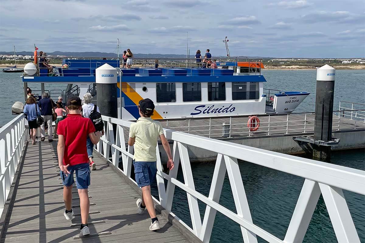 Tavira Island ferry