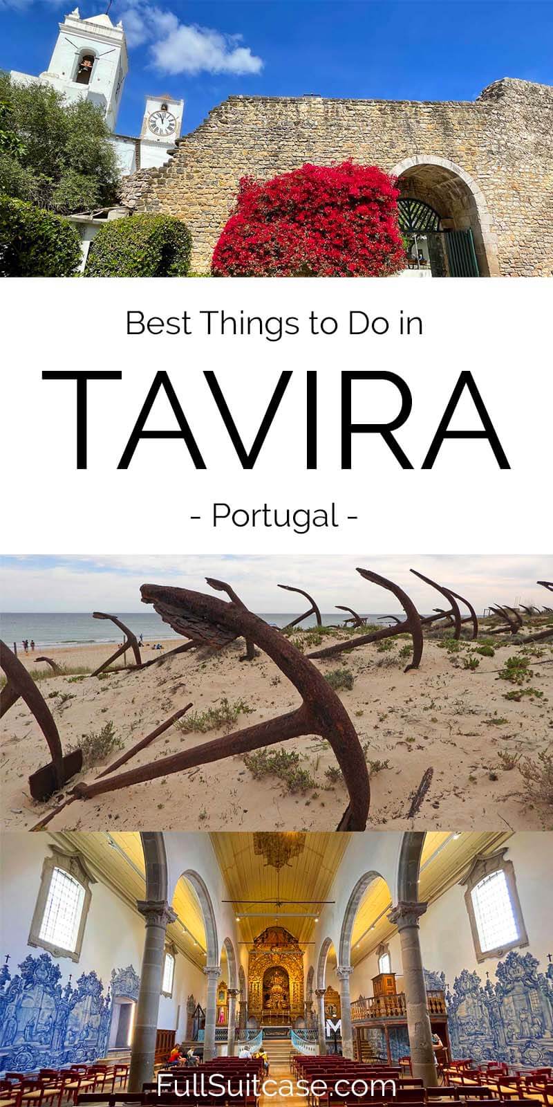 Top places to see and best things to do in Tavira town in Portugal