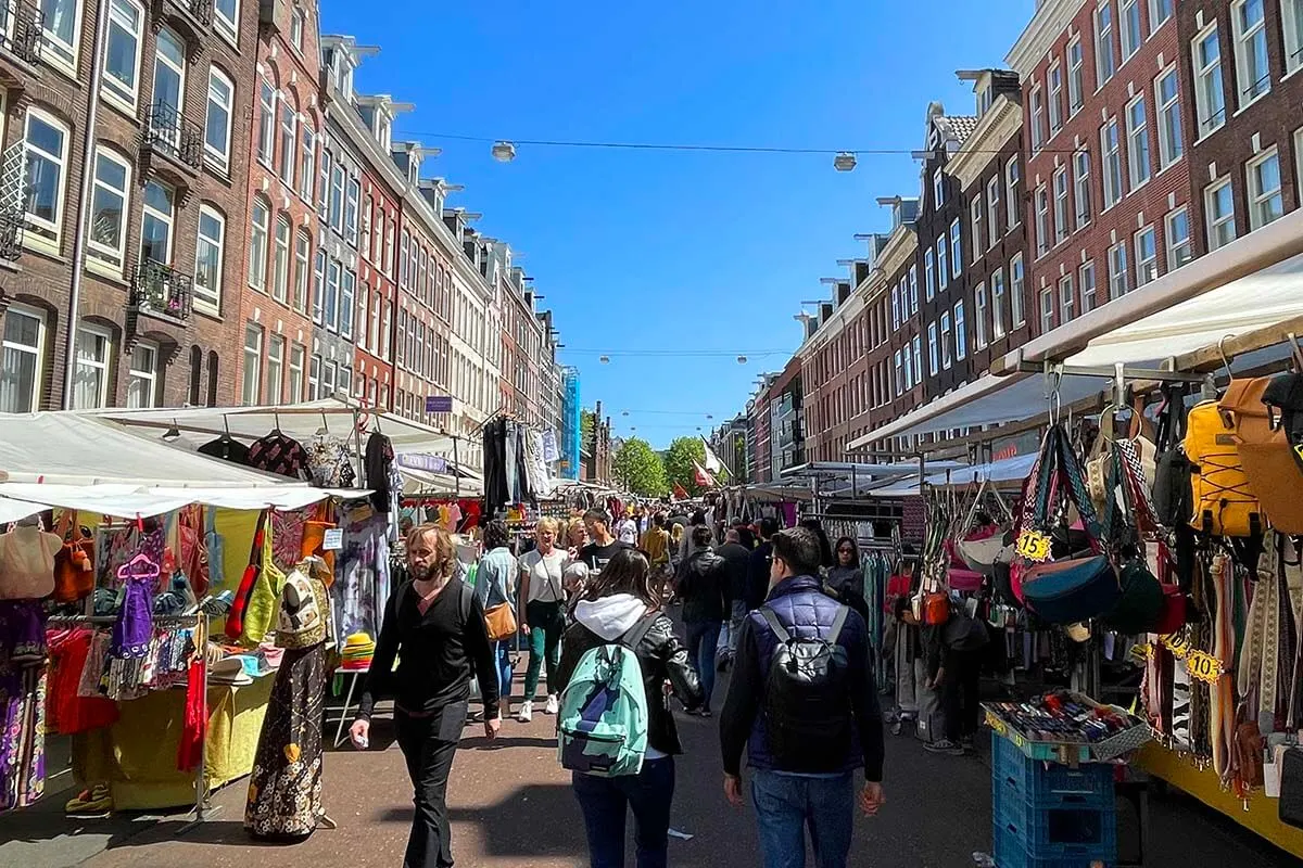 Albert Cuyp Street Market - top places to visit in Amsterdam