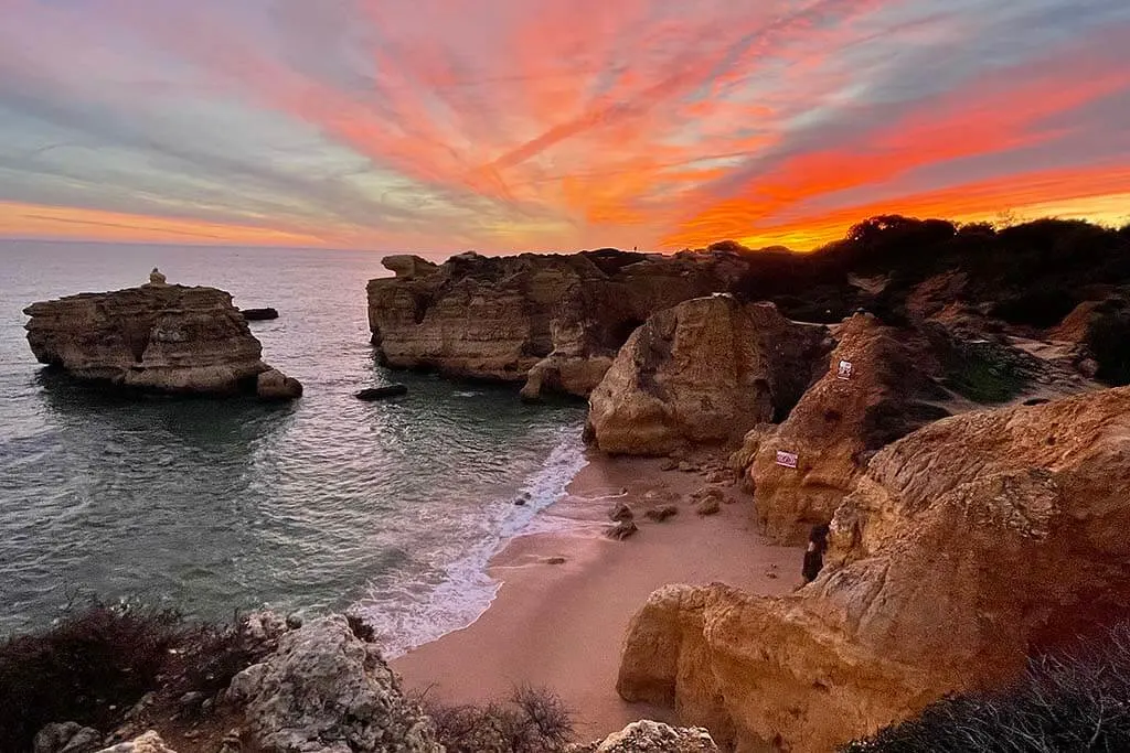 Algarve sunset in November