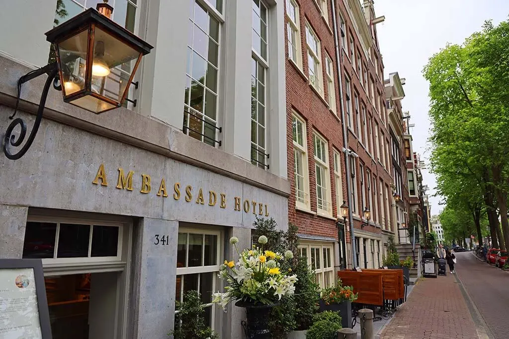 Ambassade Hotel in the 9 Streets area in Amsterdam city center