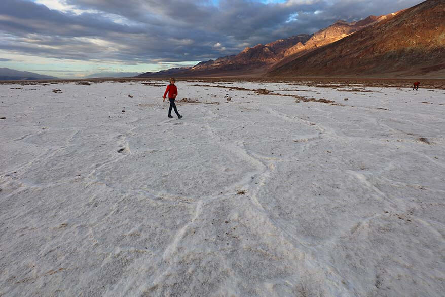 Badwater Basin salt pan in Death Valley - Las Vegas day trips