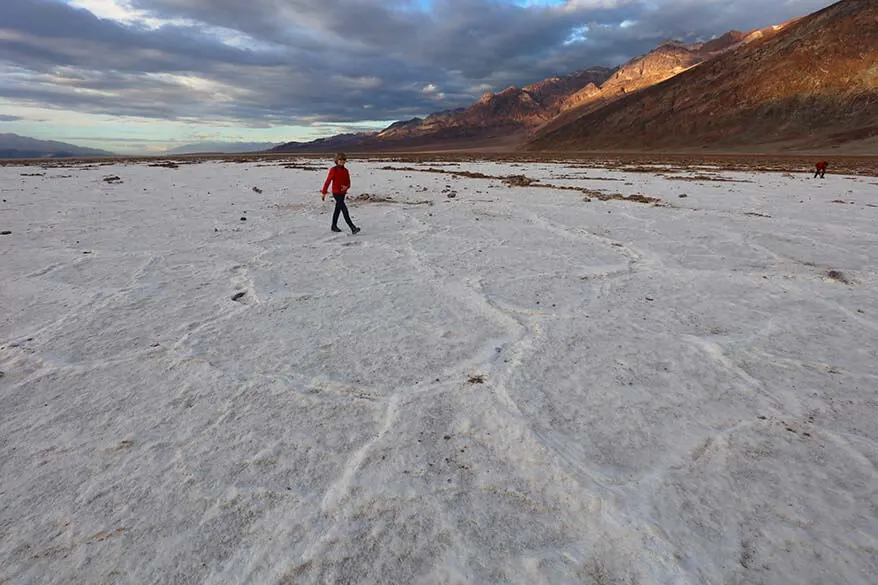 Badwater Basin salt pan in Death Valley - Las Vegas day trips
