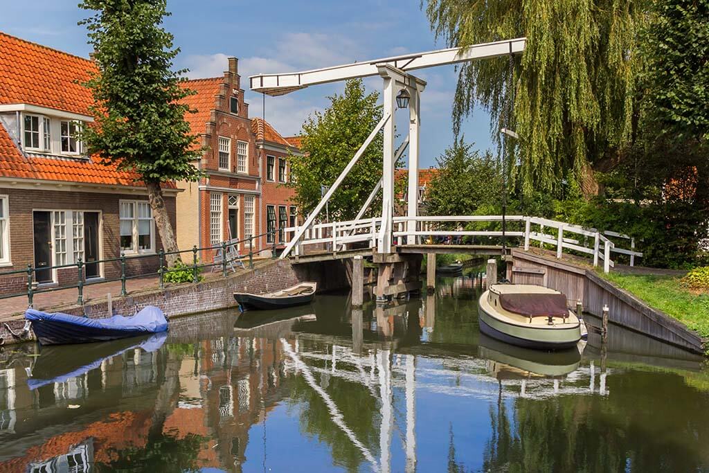 Monnickendam town in The Netherlands