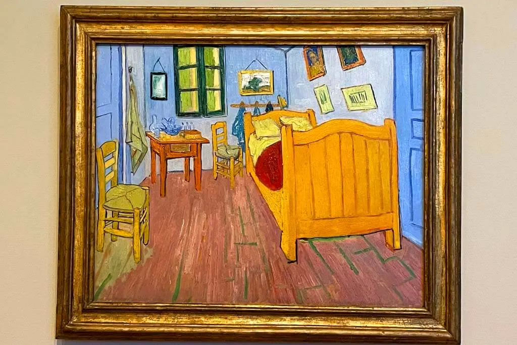 The Bedroom painting by Vincent Van Gogh in Amsterdam