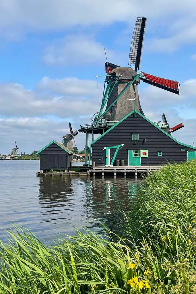 Zaanse Schans windmills near Amsterdam