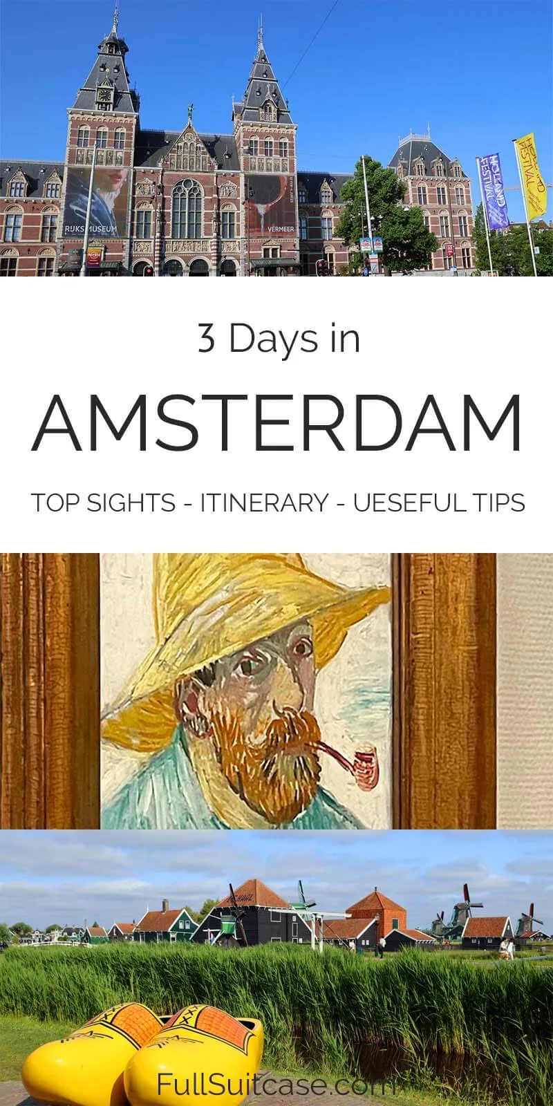 Amsterdam 3 days itinerary for first visit