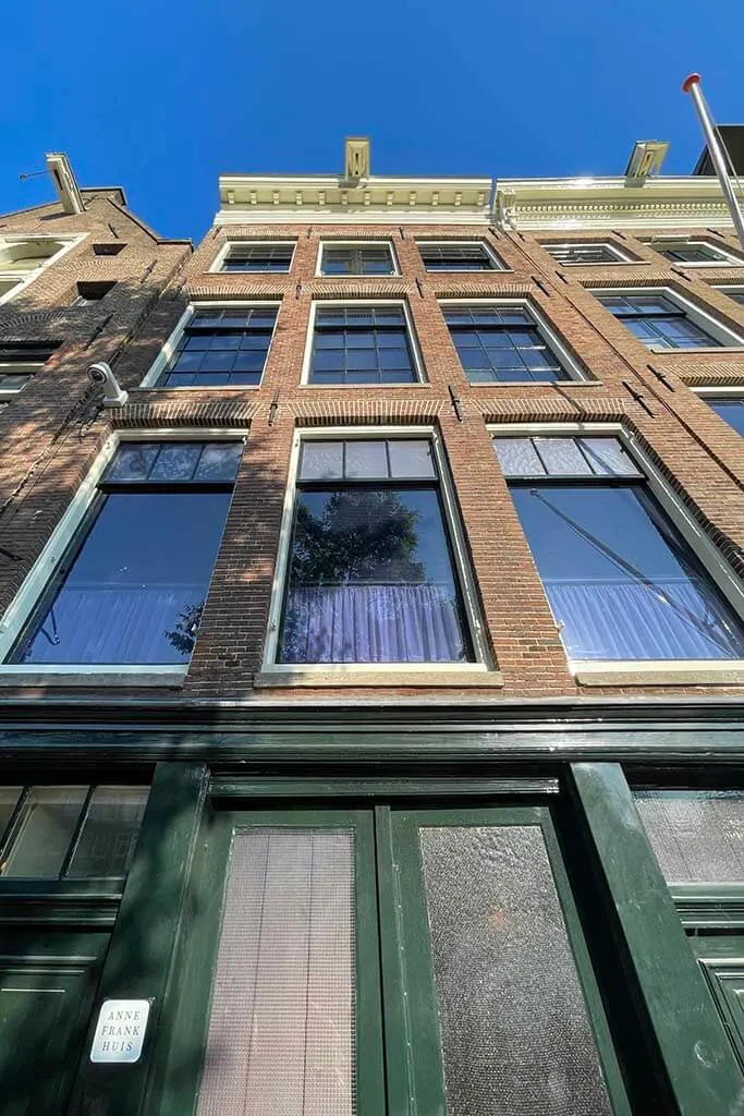 Anne Frank House building exterior - Amsterdam