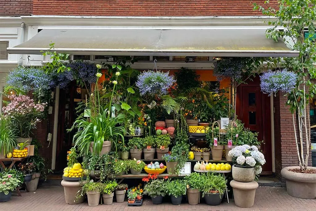 Flower shop - Nine Streets in Amsterdam