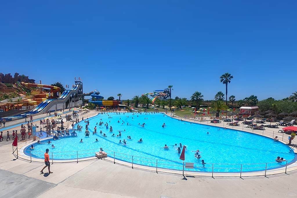 Laguna swimming pool at Slide & Splash Algarve
