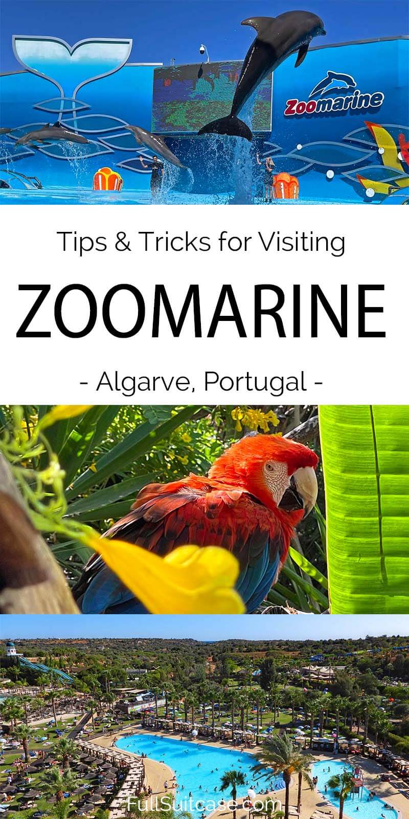 Tips and useful information for your first visit to Zoomarine Algarve theme park in Portugal