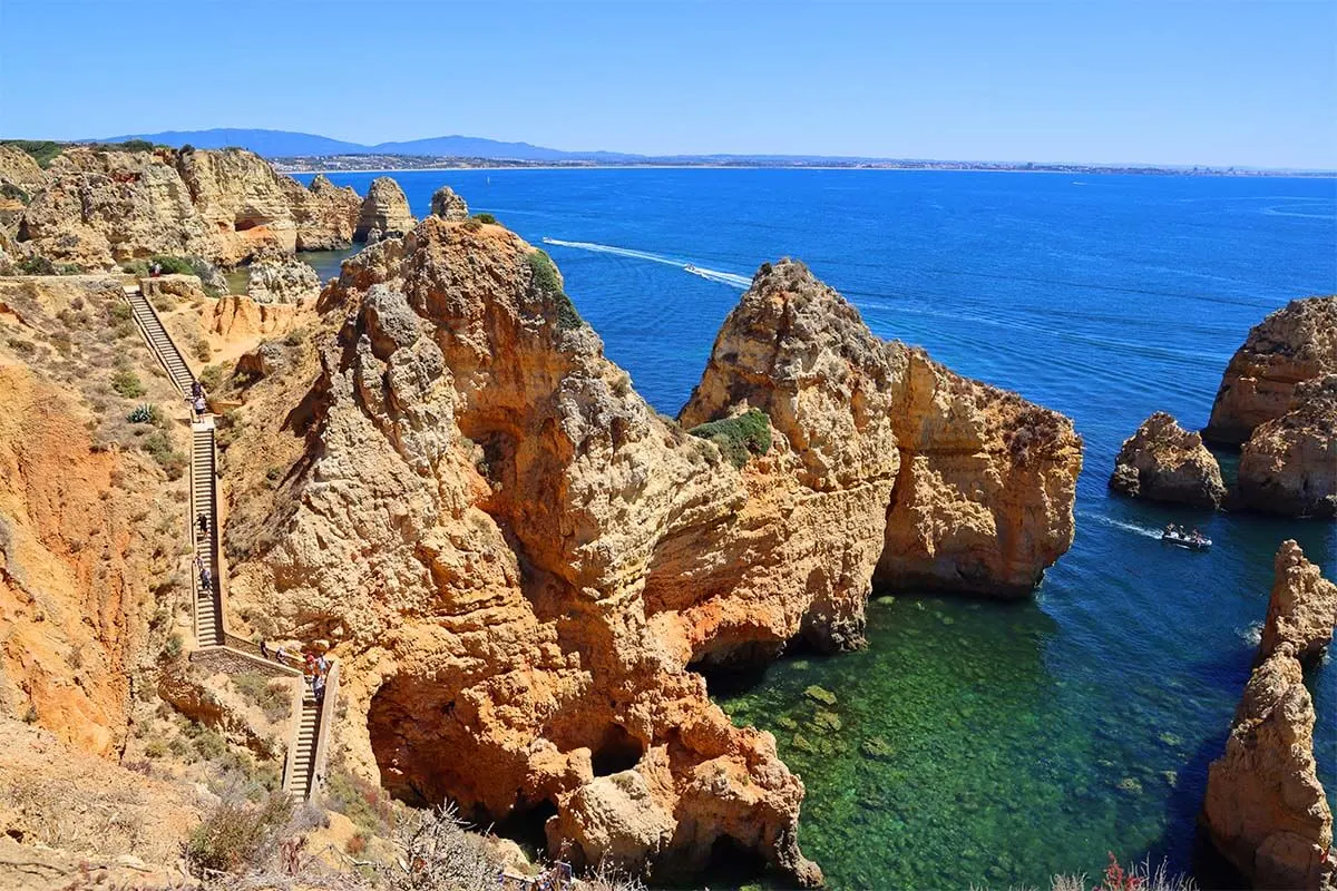 Ponta da Piedade viewpoint and staircase