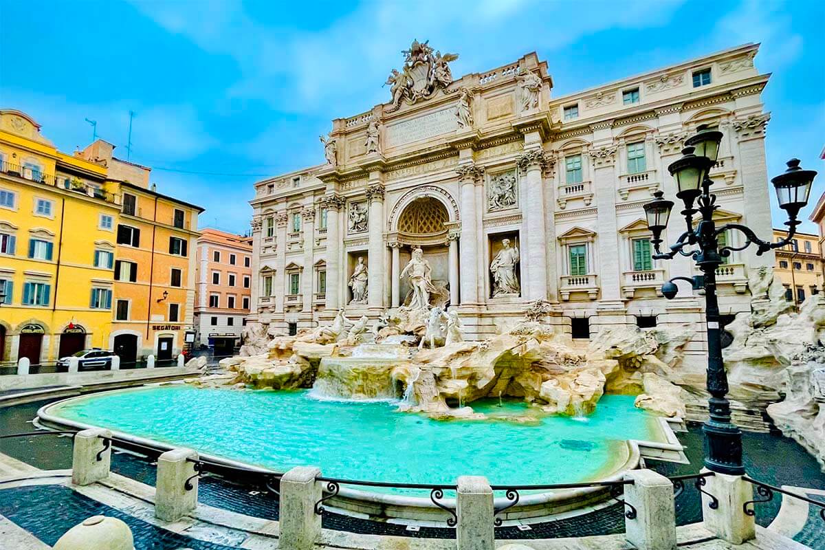 Fontana de Trevi en Roma Italia - Consejos de viaje para Europa