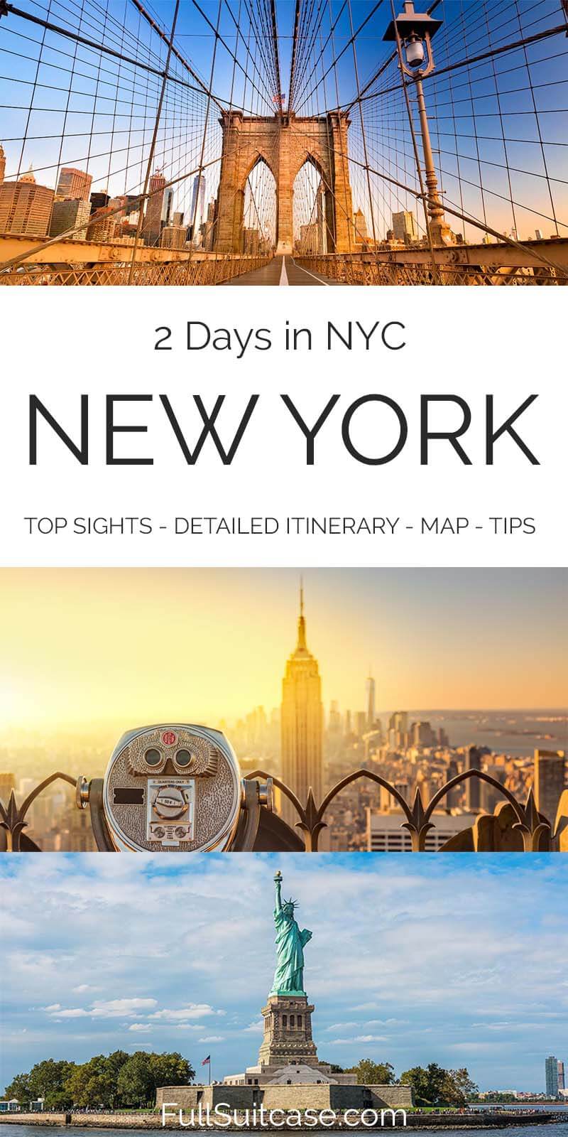 2 days in New York City - NYC itinerary