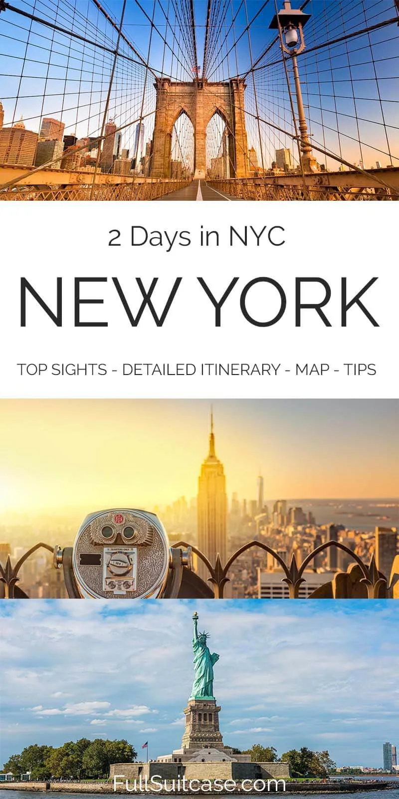 2 Days in New York City - The Ultimate New York Itinerary + Map and Tips!