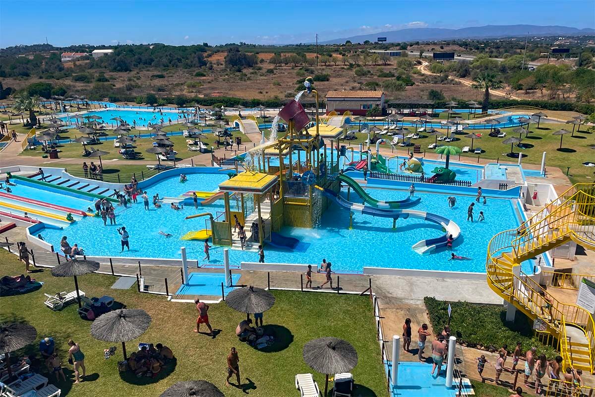 Aqualand water park in Algarve Portugal