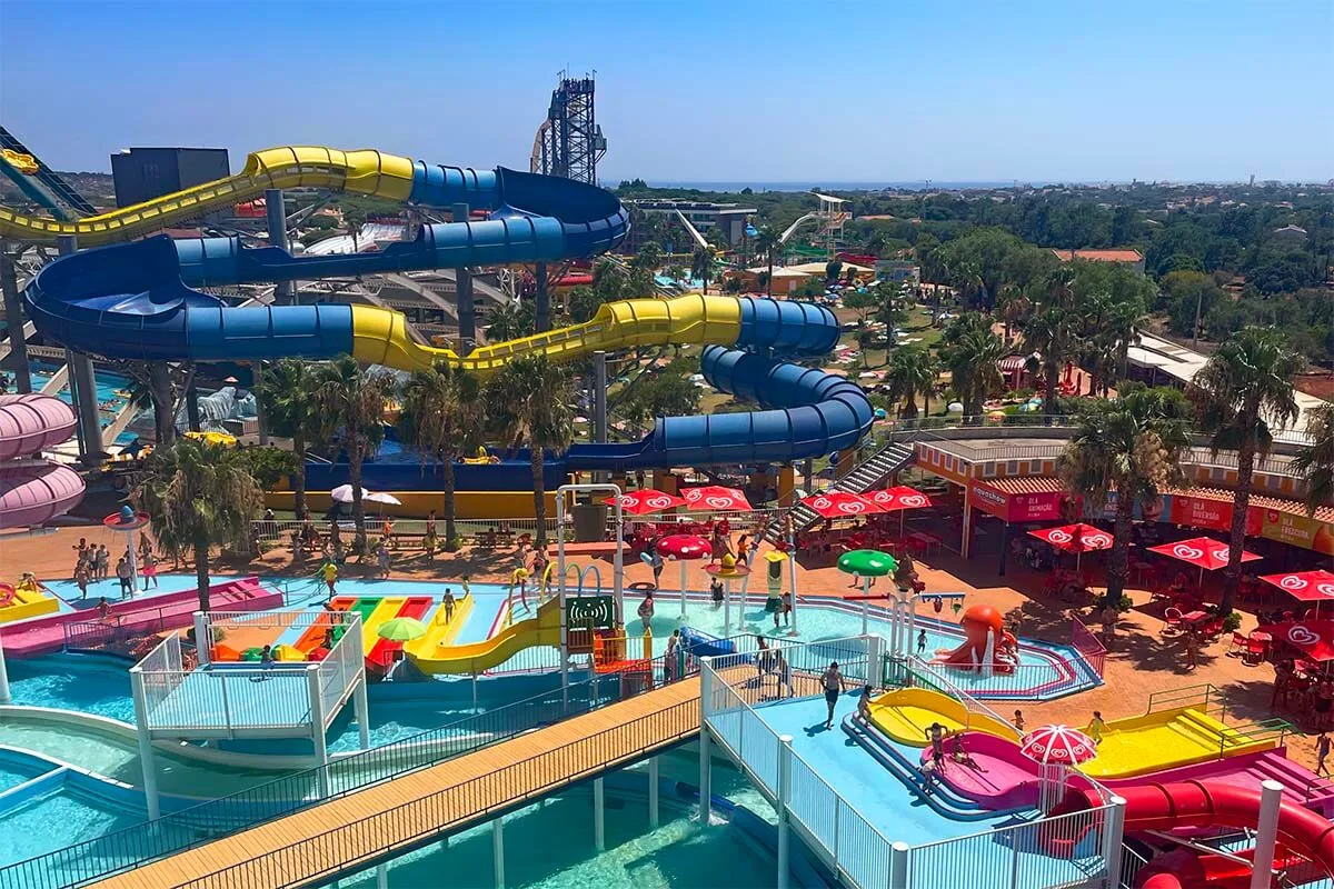 Aquashow is the most popular water attraction park in Algarve Portugal