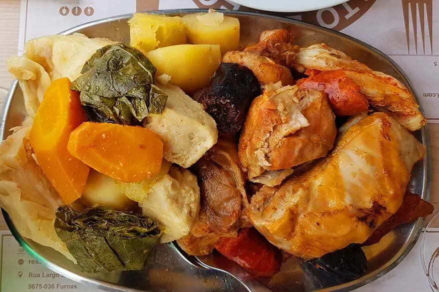 Cozido das Furnas - traditional meal in Furnas Sao Miguel Azores