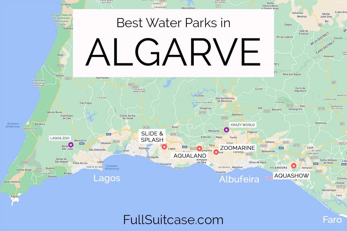 Mapa do Algarve + Guia – Portugal Travel Guides