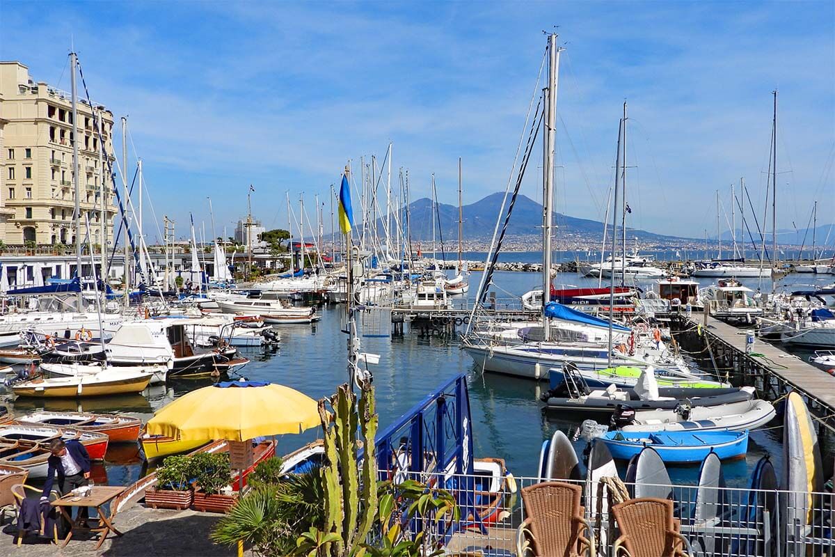 Naples waterfront (Lungomare di Napoli) - one of the best places to stay in Naples Italy