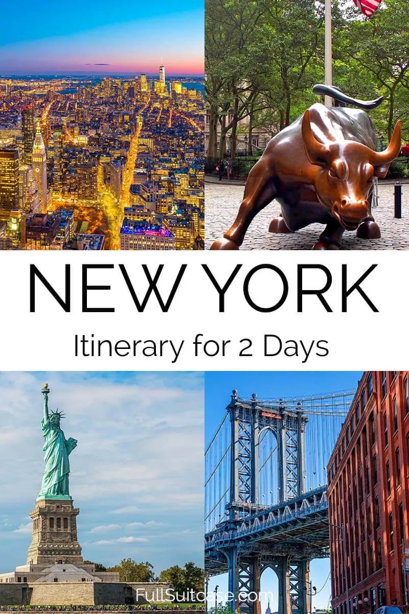 New York itinerary for two days