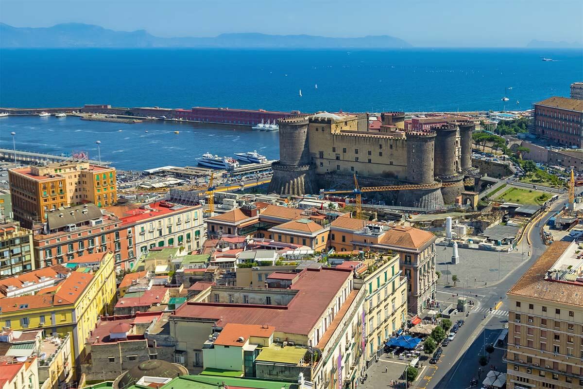 Port of Naples (Molo Beverello) - one of the best areas to stay in Naples Italy