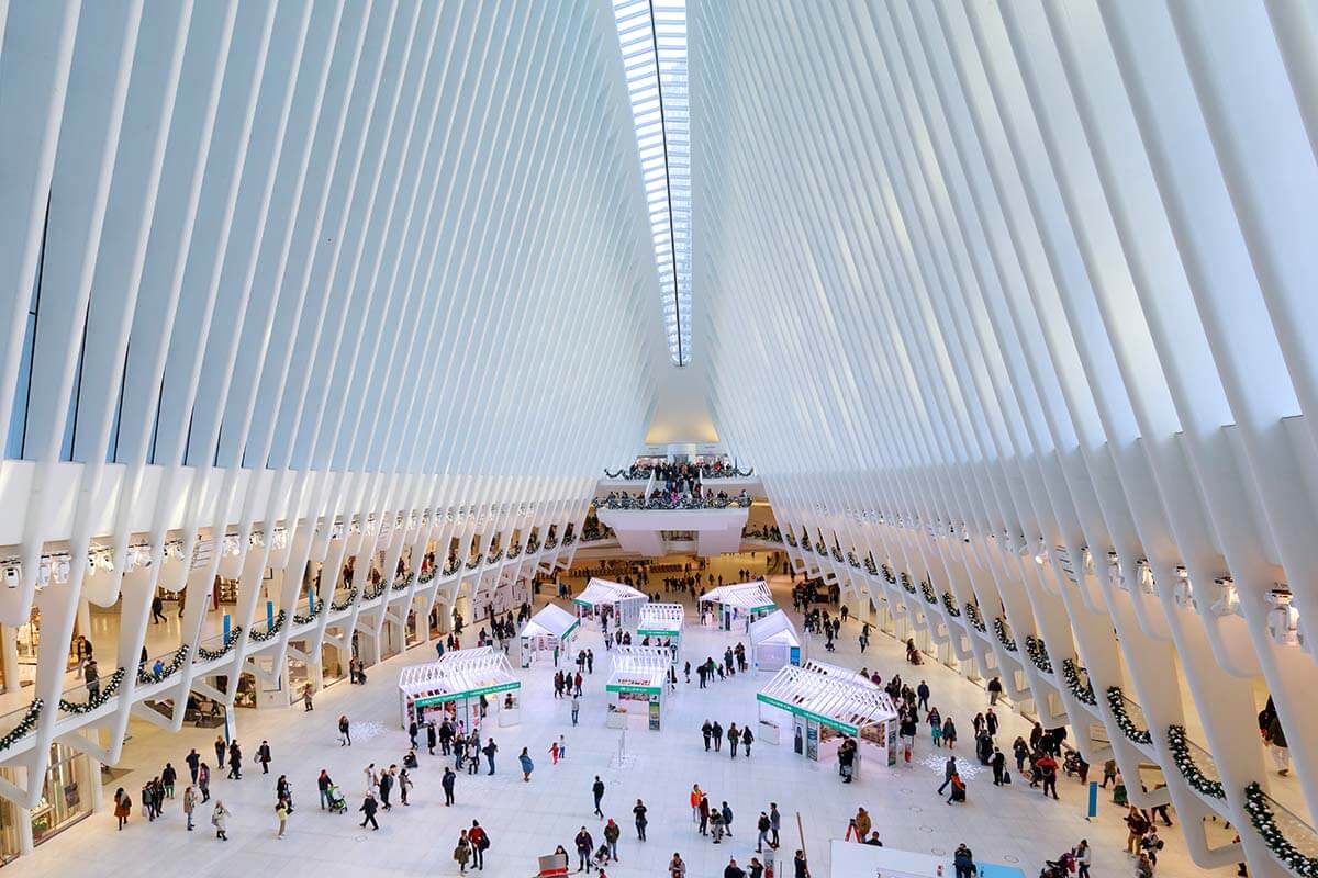 The Oculus at The World Trade Center in New York USA
