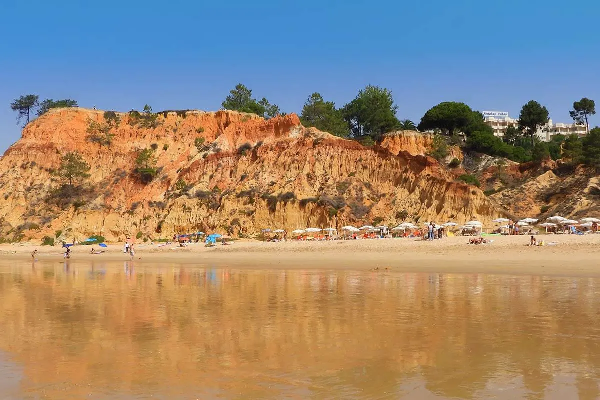 Where to stay in Algarve - Falesia Beach in Olhos d'Agua Albufeira