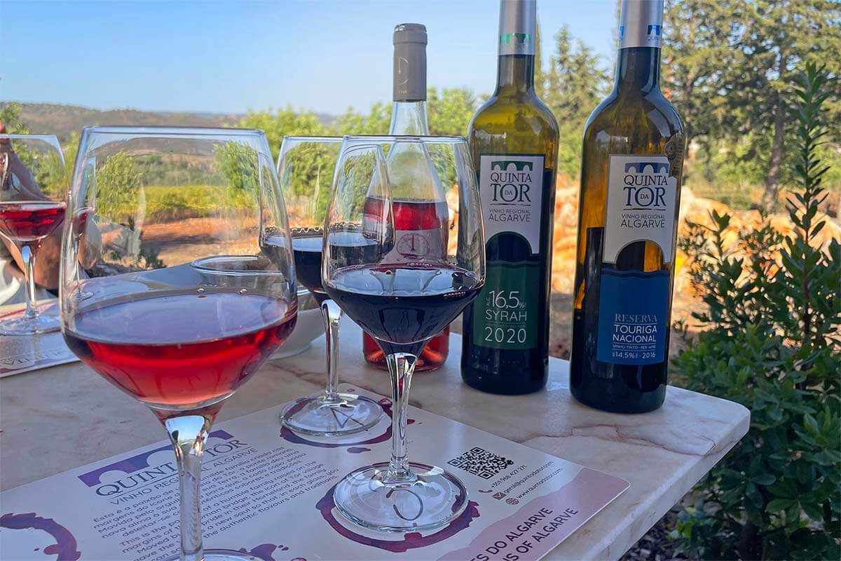 Algarve wine tasting tour near Faro in Portugal