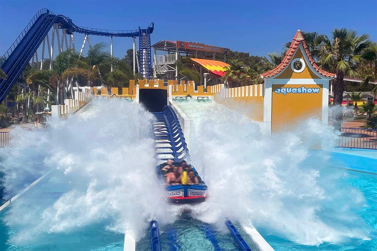 Aquashow - top places to visit in Algarve with kids