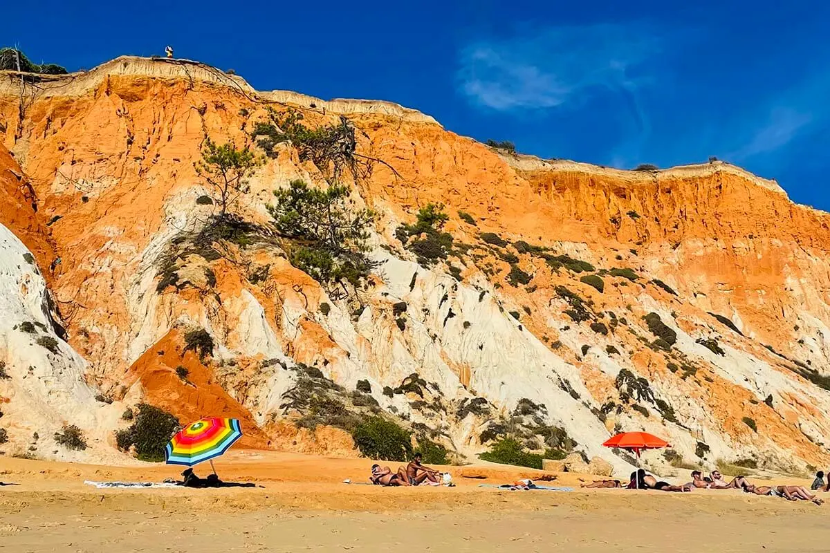 Falesia Beach - one of the best places to visit in Algarve with kids