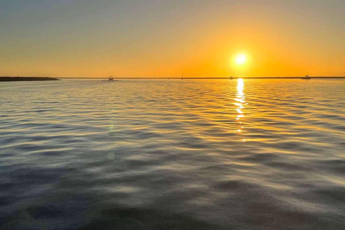 Faro sunset tour to Ria Formosa