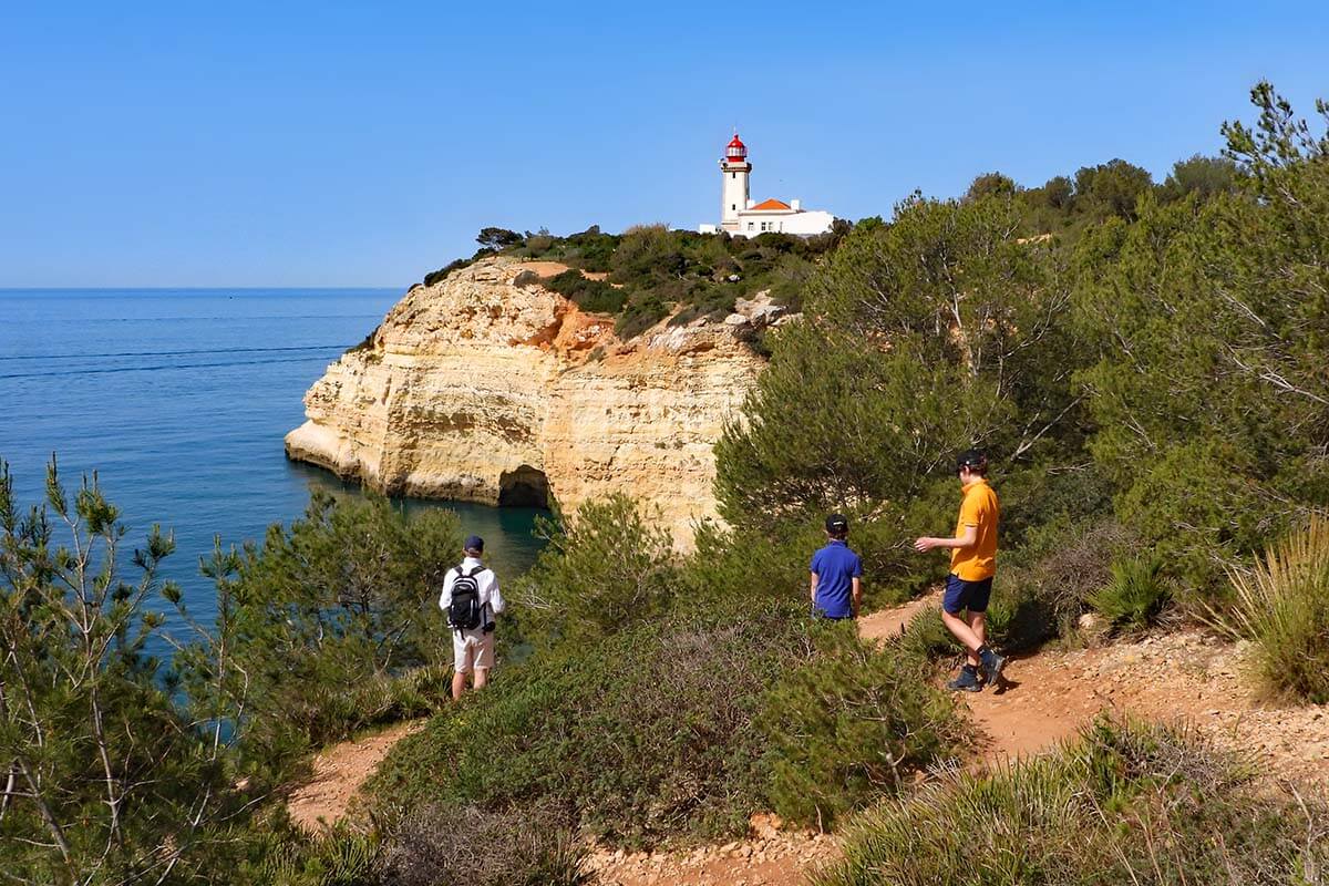 Hiking at the Seven Hanging Valleys Trail in Algarve with children