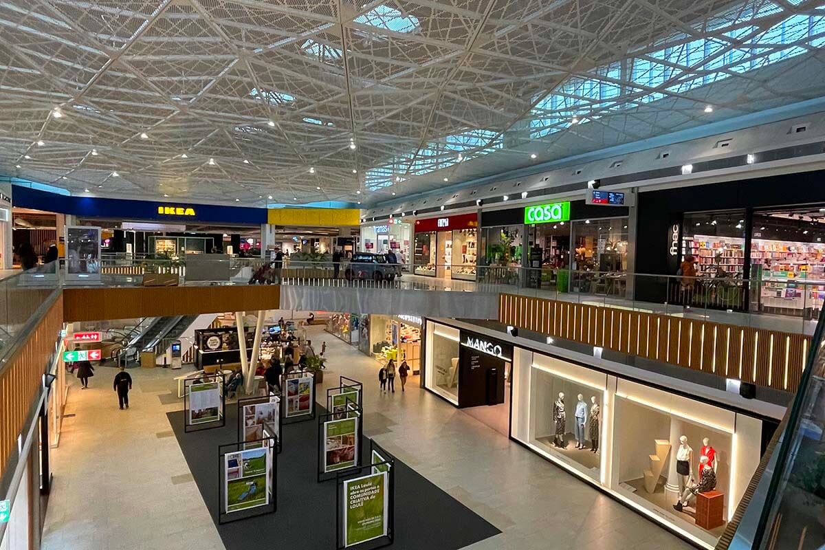 Centro comercial MAR en Algarve Portugal