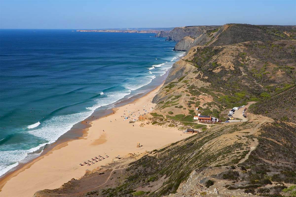 Miradouro da Cordoama viewpoint on Costa Vicentina in Algarve Portugal