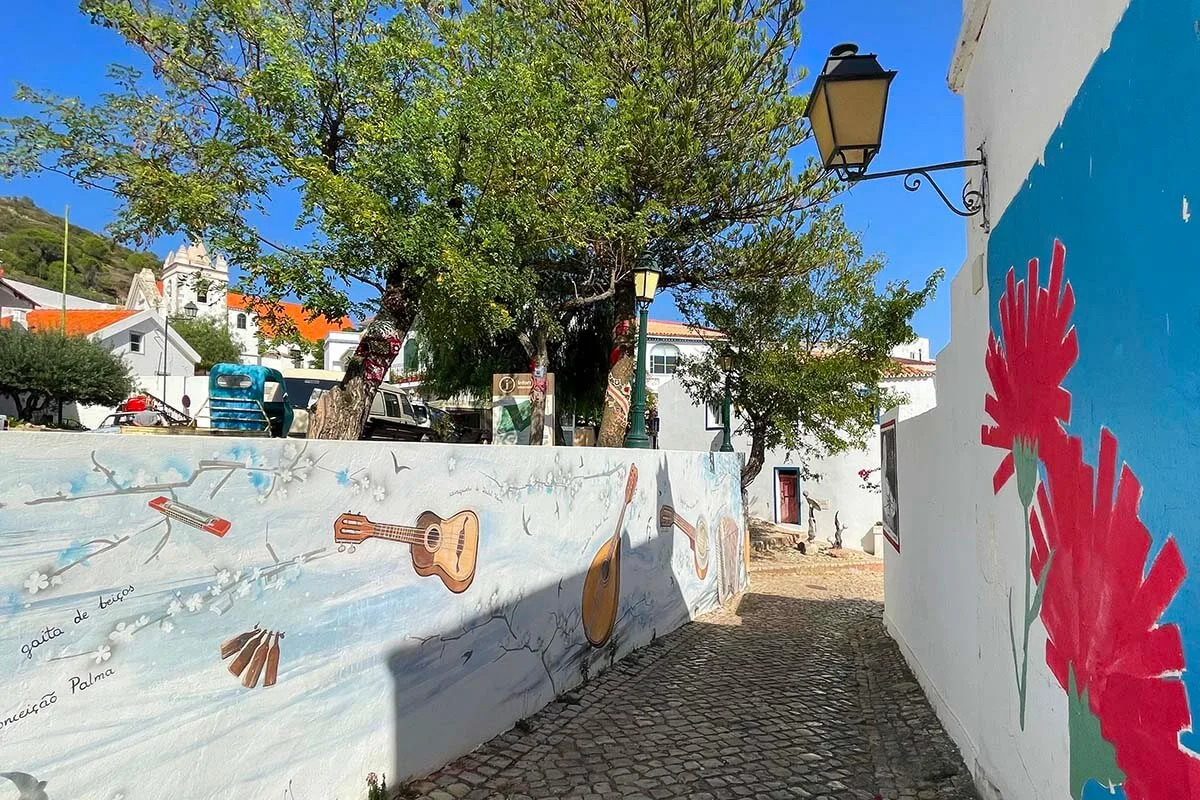 Old town street in Alte Algarve
