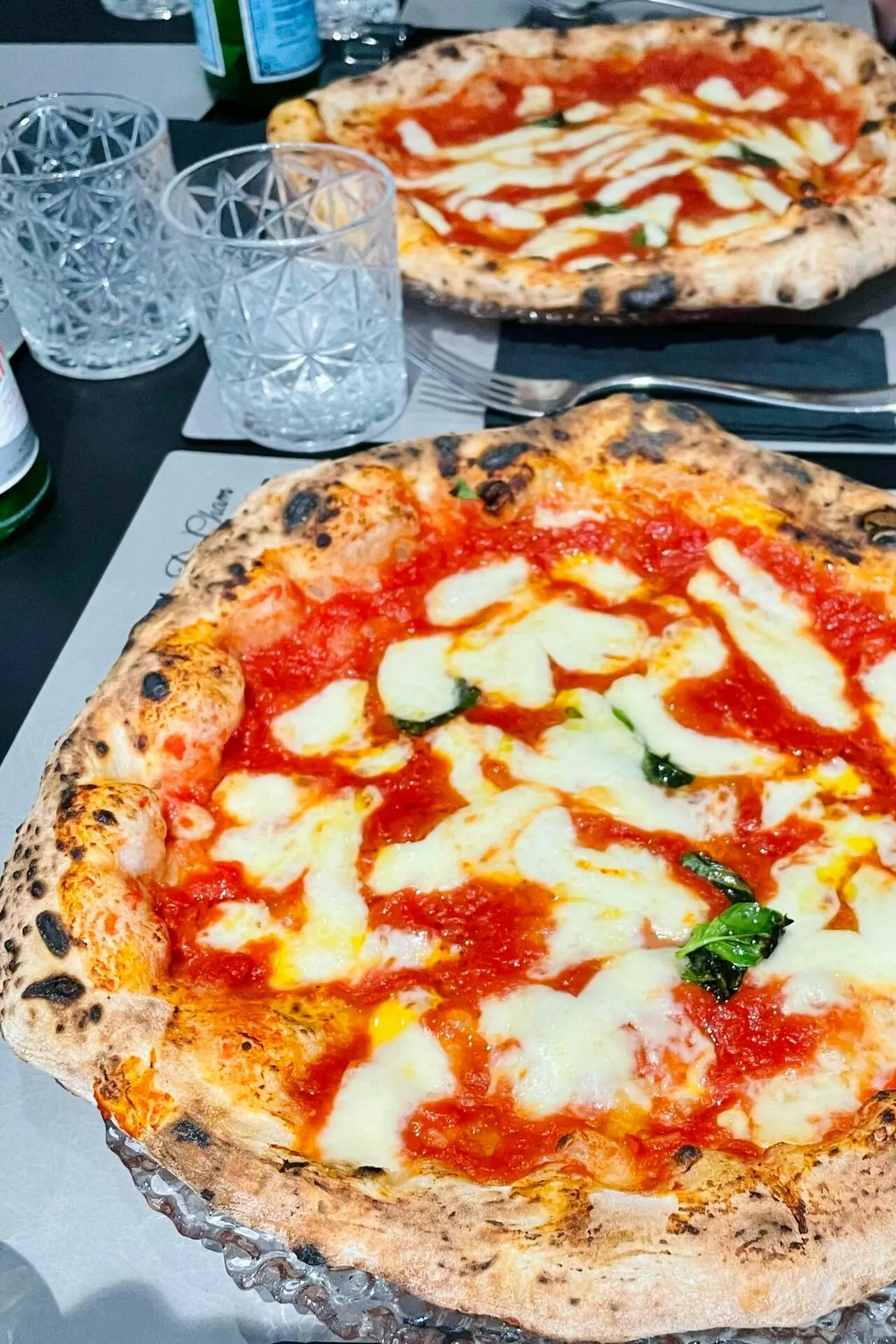 Pizza Margherita in Naples Italy