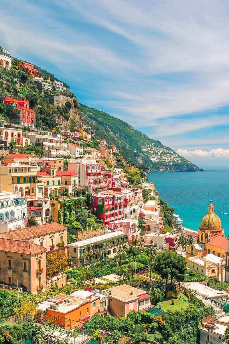 Positano - must see on Amalfi Coast Italy