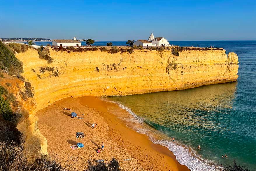 Praia Nova at Nossa Senhora da Rocha in Algarve
