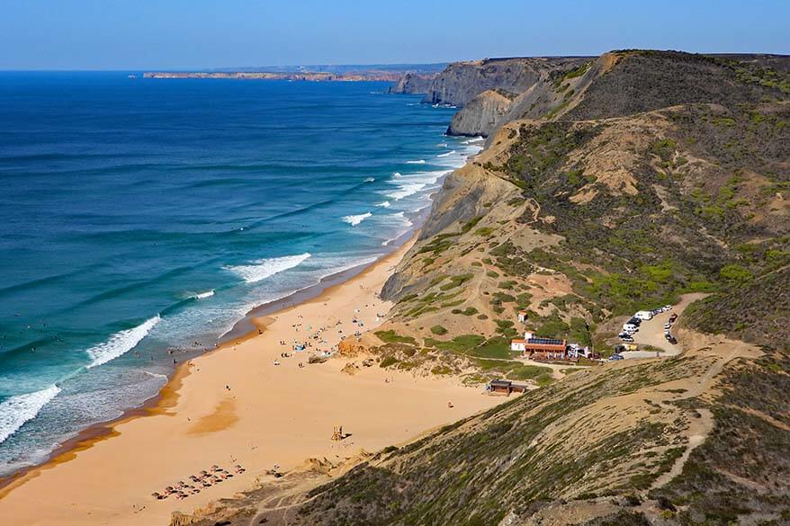Praia da Cordoama - one of the best beaches on the west coast of Algarve