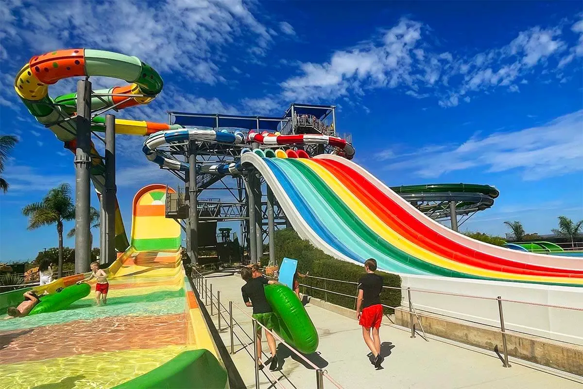 Slide and Splash - one of the top places to visit in Algarve with kids