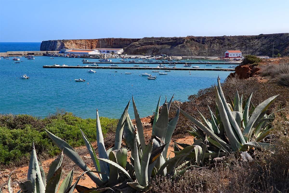 The harbor of Sagres in Portugal